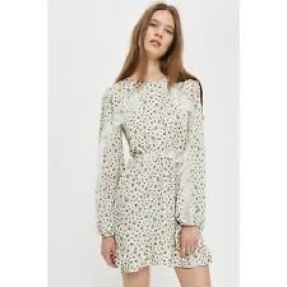 Topshop ditzy floral lace detailed dress - Picture 1 of 5